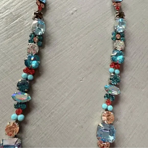 Sorrelli Crystal Silver Tone Statement Necklace - Picture 10 of 10